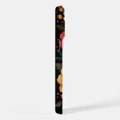 Dunkle florale iPhone 15 pro max Gehäuse iPhone Hülle (Rechte Seite)