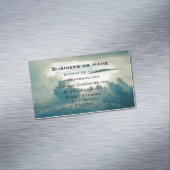 Dunkle Fluffy Wolkensicht Magnetische Visitenkarte (Beispiel)