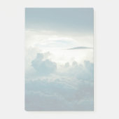 Dunkle Fluffy Wolkensicht Post-it Klebezettel (Vorderseite)