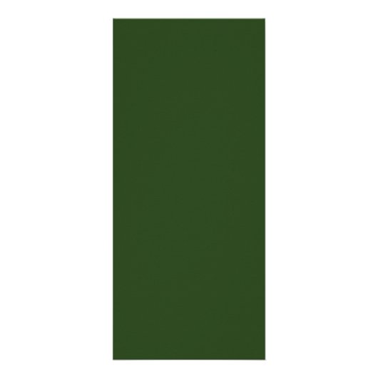 Dunkle Forest Green Rack Card Werbekarte (Vorne)