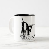 Dunkle Forum-Tasse Zweifarbige Tasse (Vorderseite Links)