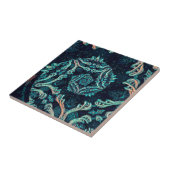 Dunkle Fraktal-Eleganz Fliese (Seite)