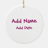 Dunkle Frau auf Soapbox Keramik Ornament (Hinten)