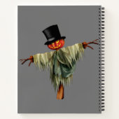 Dunkle Freuden: Halloween 8.5" x 11" Spirale Notizblock (Rückseite)