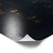 Dunkle Futuristische Stormy City Fotodruck (Ecke)