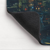Dunkle Futuristische Stormy City Mousepad (Ecke)