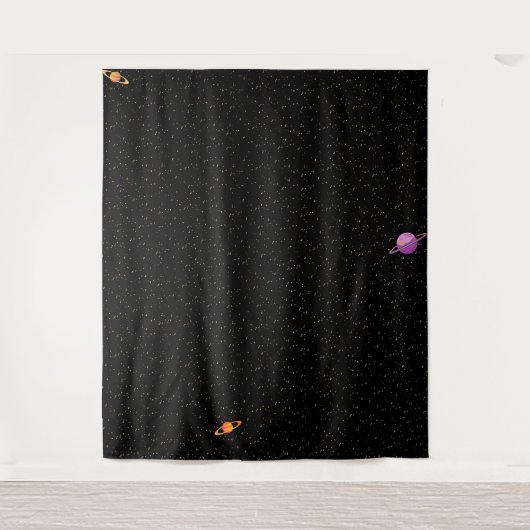 Dunkle Galaxie Wandteppich (Vorderseite)