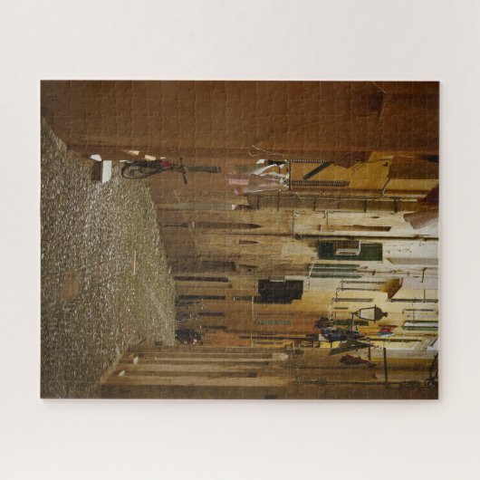 Dunkle Gasse in Neapel, Italien Puzzle (Horizontal)