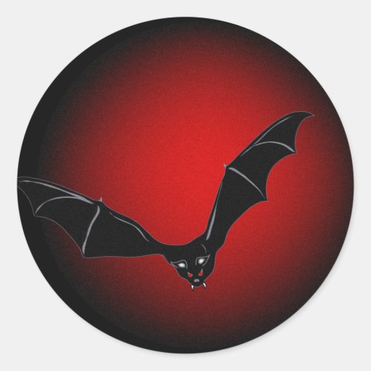 Dunkle Gedanken Runder Aufkleber (Vorderseite)