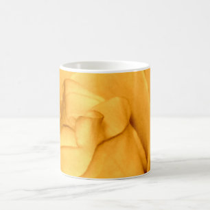 Dunkle Gelbe Rose Kaffeetasse