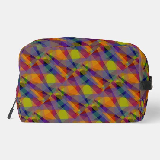 Dunkle Geometrie - Dopp-Kit Waschbeutel (Rückseite)