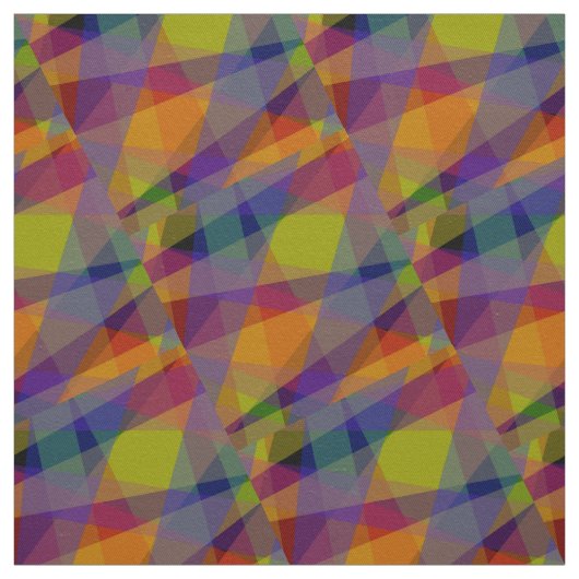 Dunkle Geometrie - Gewebe aus Baumwollgewebe Stoff (Muster)