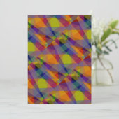 Dunkle Geometrie - Grußkarte Feiertagskarte (Stehend Vorderseite)