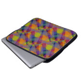 Dunkle Geometrie - Laptop-Sieb Laptopschutzhülle (Vorne Knopf)