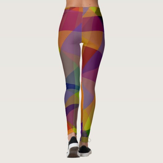 Dunkle Geometrie - Leggings (Rückseite)