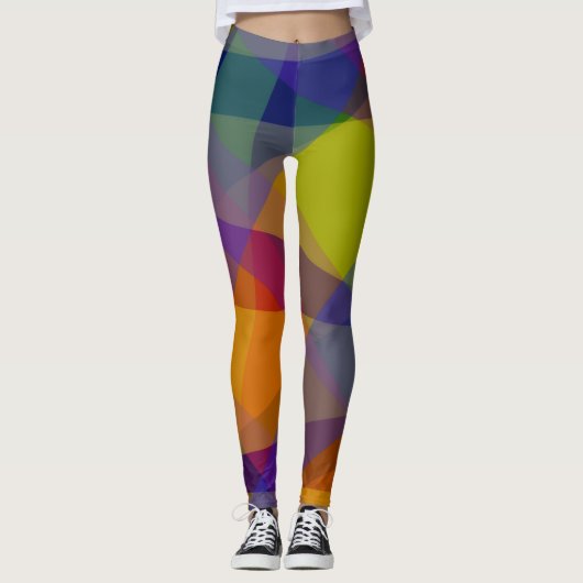 Dunkle Geometrie - Leggings (Vorderseite)