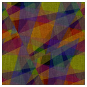 Dunkle Geometrie - Naturstoffe Stoff (Nahaufnahme)