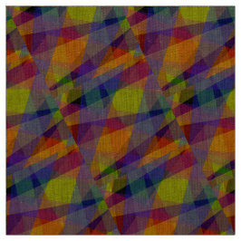 Dunkle Geometrie - Naturstoffe Stoff