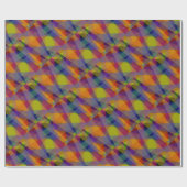 Dunkle Geometrie - Papierumbruch Geschenkpapier (Flach)