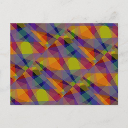 Dunkle Geometrie - Postkarte (Vorderseite)