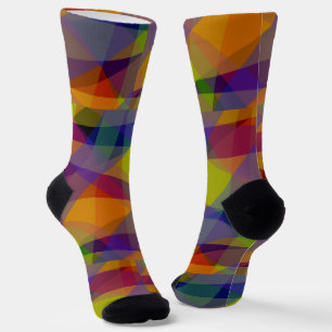 Dunkle Geometrie - Premium Socken