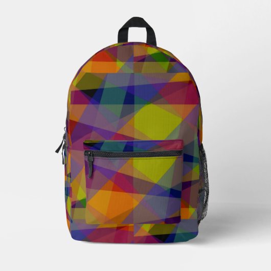 Dunkle Geometrie - Rucksack (Vorderseite)