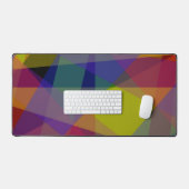 Dunkle Geometrie - Schreibmatte Schreibtischunterlage (Tastatur & Maus)