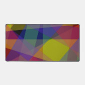 Dunkle Geometrie - Schreibmatte Schreibtischunterlage (Vorderseite)