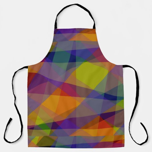 Dunkle Geometrie - Schürze (Vorderseite)