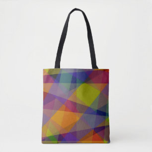 Dunkle Geometrie - Tote Tasche
