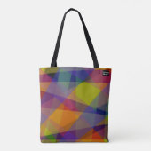 Dunkle Geometrie - Tote Tasche (Rückseite)