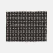 Dunkle gesteppte Diamantdecke Fleecedecke (Vorderseite (Horizontal))