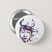 dunkle Gewässer Button (Vorne & Hinten)