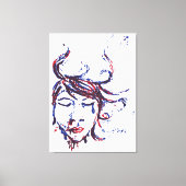 dunkle Gewässer Leinwanddruck (Vorderseite)