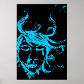 dunkle Gewässer Poster (Vorne)