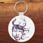 dunkle Gewässer Schlüsselanhänger (Vorderseite)