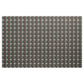Dunkle Gilded-Blume auf schwarz Stoff (Yard (91,4 cm))