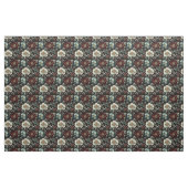 Dunkle Gilded-Blume auf schwarz Stoff (Fat Quarter (45,7 x 55,9 cm))