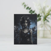 Dunkle Glitch Fee  Postkarte (Stehend Vorderseite)
