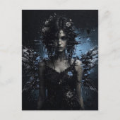 Dunkle Glitch Fee  Postkarte (Vorderseite)