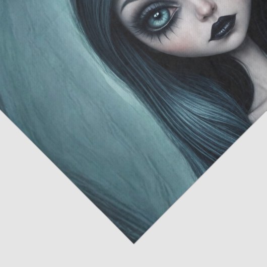 Dunkle Goddess Hexe Dekoupage Paper Seidenpapier (Ausschnitt)