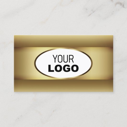 Dunkle Gold-Decke mit dunklem und braunem Ombre-Lo Visitenkarte (Vorderseite)