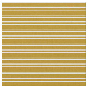 Dunkle Goldene Streifen und weiße farbige Streifen Stoff