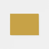 Dunkle Goldenrod Solid Color Post-it Klebezettel (Vorderseite)