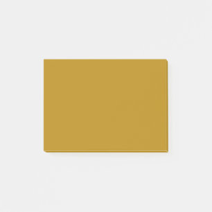 Dunkle Goldenrod Solid Color Post-it Klebezettel