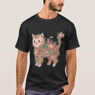 Dunkle Goldfische, Koi-Fische, Betta-Fische japani T-Shirt