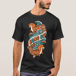 Dunkle Goldfische, Koi-Fische, Betta-Fische japani T-Shirt