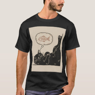 Dunkle Goldfische, Koi-Fische, Betta-Fische japani T-Shirt