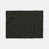 Dunkle Goldfleck-Textur-Fliesblanke Fleecedecke (Vorderseite (Horizontal))