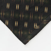 Dunkle Goldfleck-Textur-Fliesblanke Fleecedecke (Ecke)